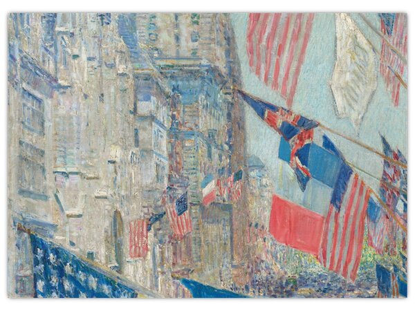 Kép - Childe Hassam, Allies day, reprodukciók (70x50 cm)