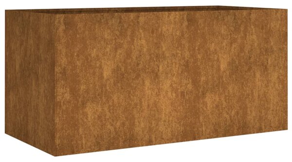Corten acél növénytartó 80 x 40 x 40 cm