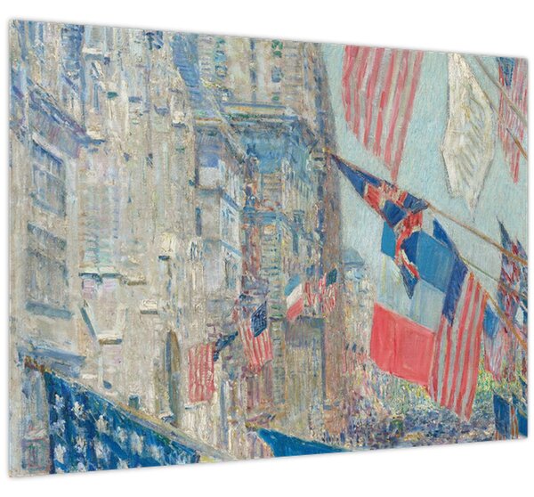 Kép - Childe Hassam, Allies day, reprodukciók (70x50 cm)