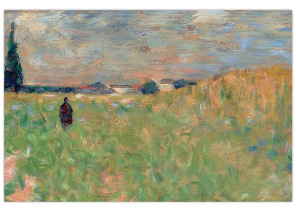 Kép - Georges Seurat, A Summer Landscape, reprodukciók (90x60 cm)