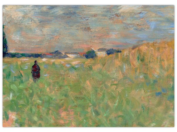 Kép - Georges Seurat, A Summer Landscape, reprodukciók (70x50 cm)