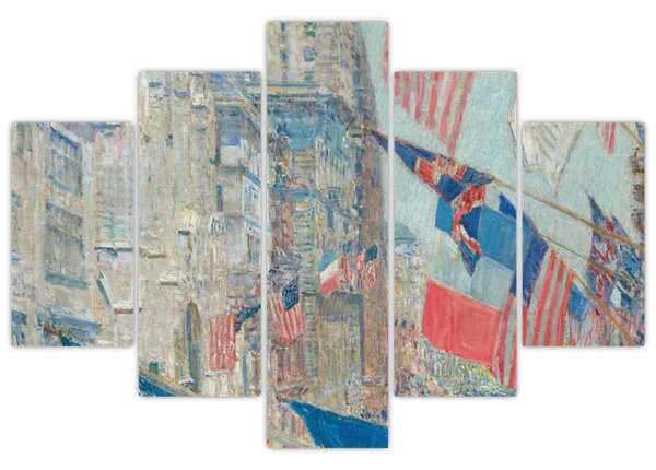 Kép - Childe Hassam, Allies day, reprodukciók (150x105 cm)