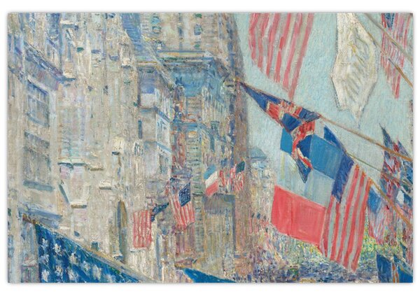 Kép - Childe Hassam, Allies day, reprodukciók (90x60 cm)