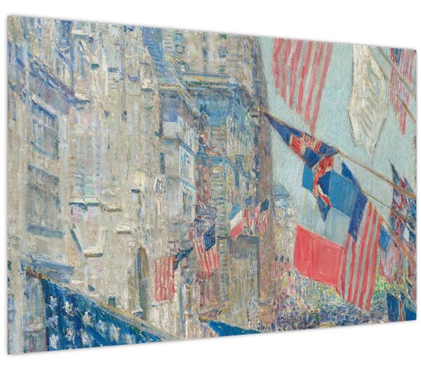 Kép - Childe Hassam, Allies day, reprodukciók (90x60 cm)