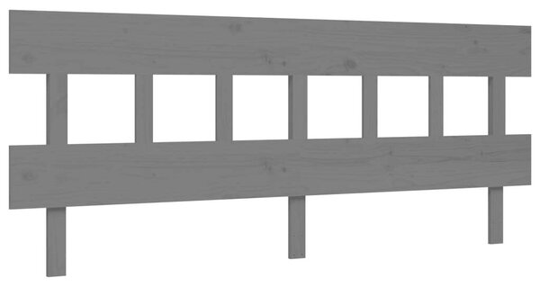 VidaXL Tömörfa Ágykeret - Fejtámlás - 200x200 cm