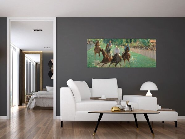 Kép - Edouard Manet, At the Races, reprodukciók (120x50 cm)