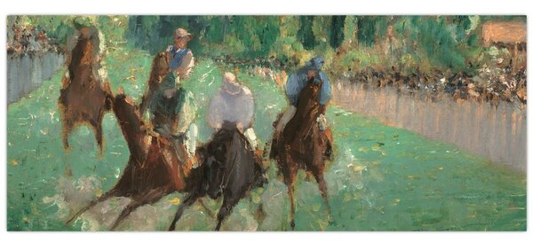 Kép - Edouard Manet, At the Races, reprodukciók (120x50 cm)