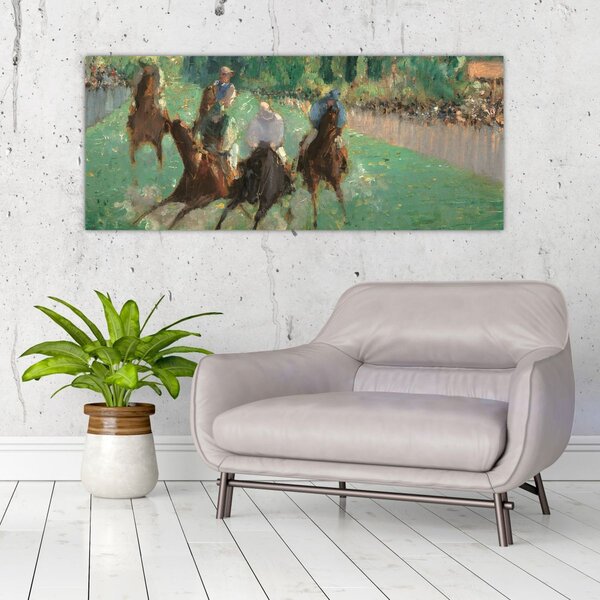 Kép - Edouard Manet, At the Races, reprodukciók (120x50 cm)