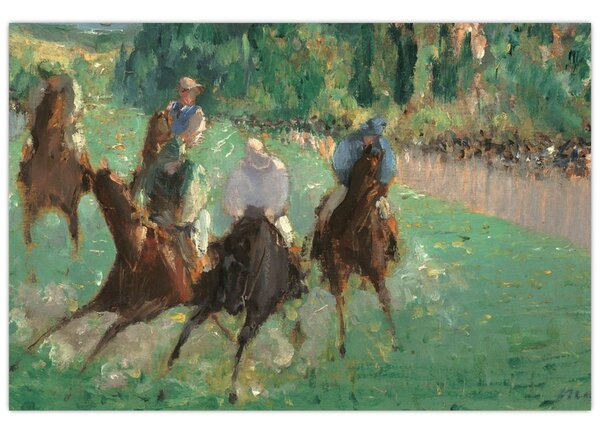 Kép - Edouard Manet, At the Races, reprodukciók (90x60 cm)