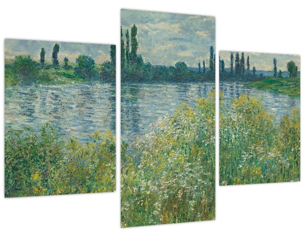 Kép - Claude Monet, Banks of the Seine, reprodukciók (90x60 cm)