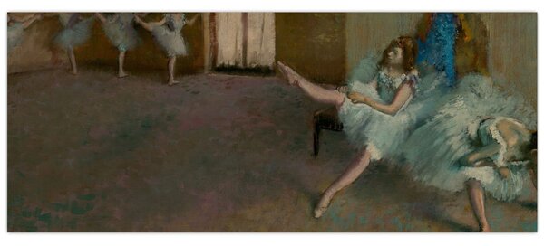 Kép - Edgar Degas, Before the Ballet, reprodukciók (120x50 cm)