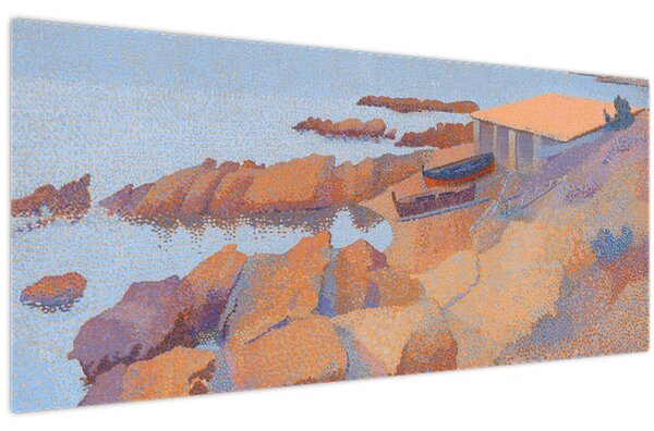 Kép - Henri Edmond Cross, Calanque des Antibois, reprodukciók (120x50 cm)
