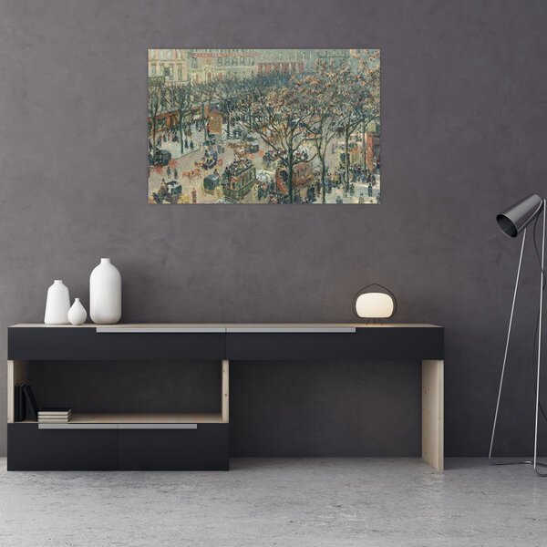 Kép - Camille Pissarro, Boulevard des Italiens, Morning, Sunlight, reprodukciók (90x60 cm)