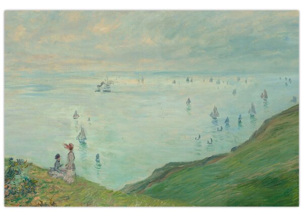 Kép - Henri Fantin-Latour, Cliffs at Pourville, reprodukciók (90x60 cm)