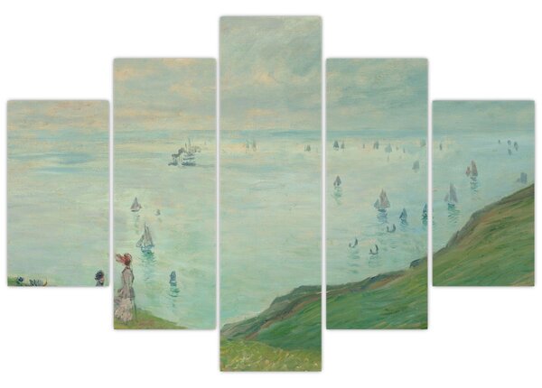 Kép - Henri Fantin-Latour, Cliffs at Pourville, reprodukciók (150x105 cm)