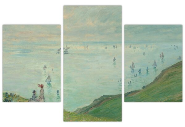 Kép - Henri Fantin-Latour, Cliffs at Pourville, reprodukciók (90x60 cm)