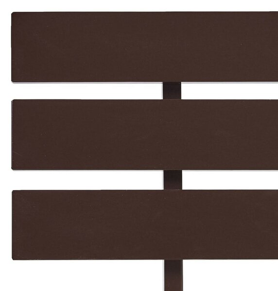 VidaXL sötétbarna tömör fenyőfa ágykeret 160 x 200 cm