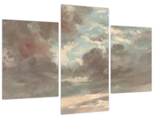 Kép - John Constable, Cloud Study Stormy Sunset, reprodukciók (90x60 cm)
