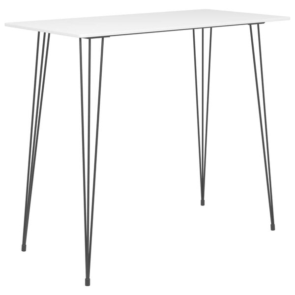 VidaXL Fehér Bárszett - 5 részes - 120x60cm