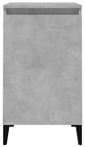 Betonszürke szerelt fa éjjeliszekrény 40x35x70 cm