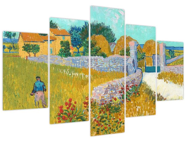 Kép - Vincent van Gogh, Farmhouse in Provence, reprodukciók (150x105 cm)