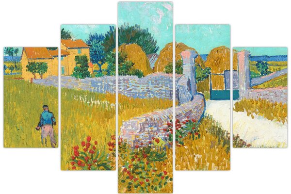 Kép - Vincent van Gogh, Farmhouse in Provence, reprodukciók (150x105 cm)