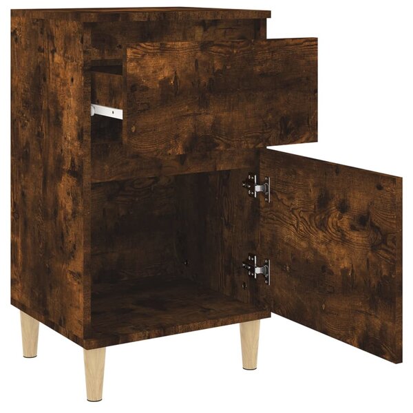 2 db füstös tölgy színű éjjeliszekrény 40 x 35 x 70 cm