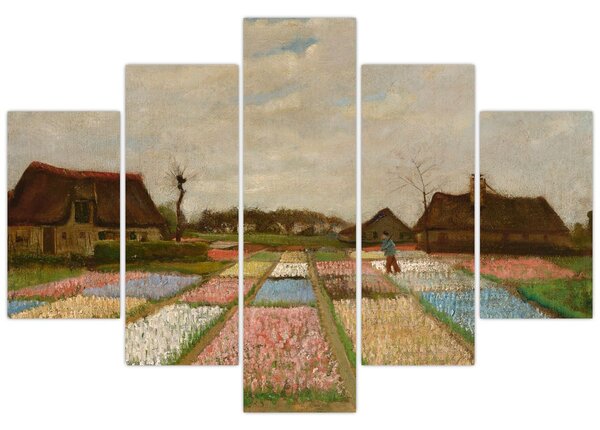 Kép - Vincent van Gogh, Flower Beds in Holland, reprodukciók (150x105 cm)