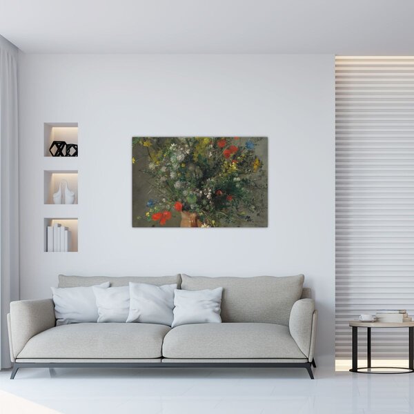 Kép - Auguste Renoir, Flowers in a Vase, reprodukciók (90x60 cm)
