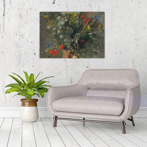 Kép - Auguste Renoir, Flowers in a Vase, reprodukciók (70x50 cm)