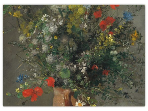 Kép - Auguste Renoir, Flowers in a Vase, reprodukciók (70x50 cm)