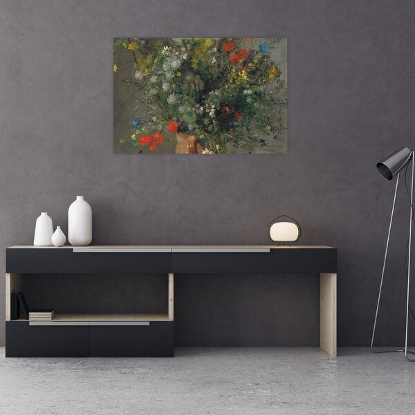 Kép - Auguste Renoir, Flowers in a Vase, reprodukciók (90x60 cm)