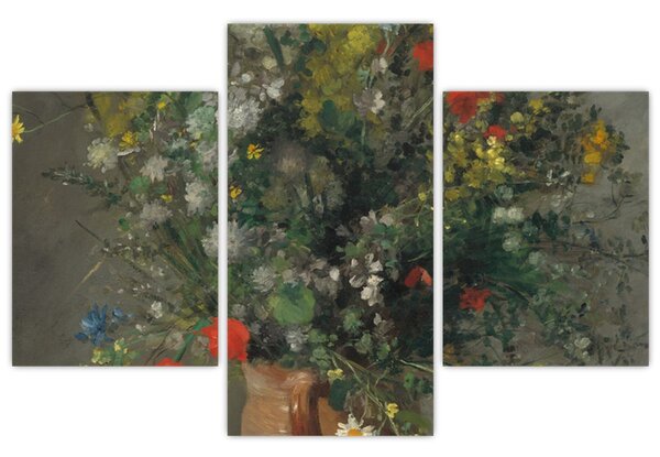 Kép - Auguste Renoir, Flowers in a Vase, reprodukciók (90x60 cm)