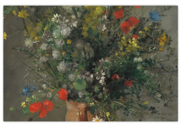 Kép - Auguste Renoir, Flowers in a Vase, reprodukciók (90x60 cm)