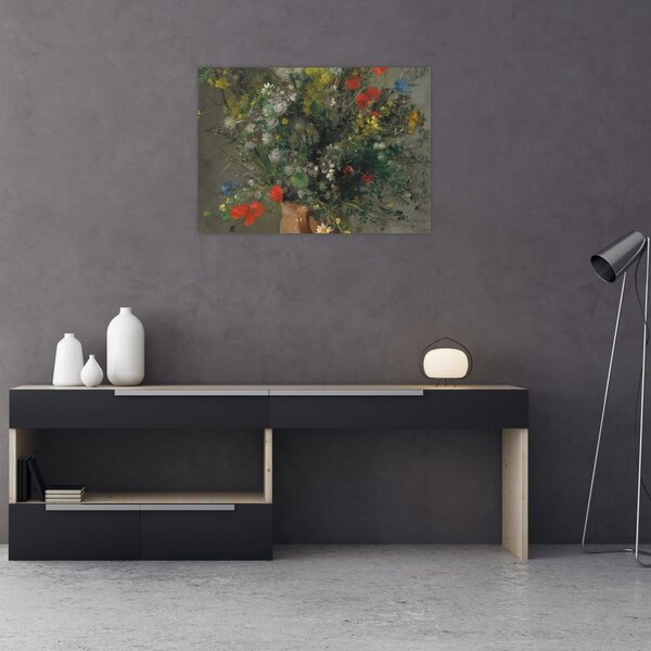 Kép - Auguste Renoir, Flowers in a Vase, reprodukciók (70x50 cm)