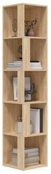 Sarok Polcrendszer - Sonoma Tölgy - 5 Rekeszes - 164,5 cm