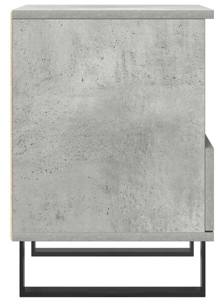 2 db betonszürke szerelt fa éjjeliszekrény 40 x 35 x 50 cm