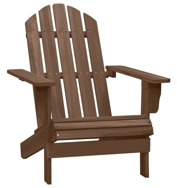 Adirondack Kerti Szék - Tömör Fenyőfa - Barna