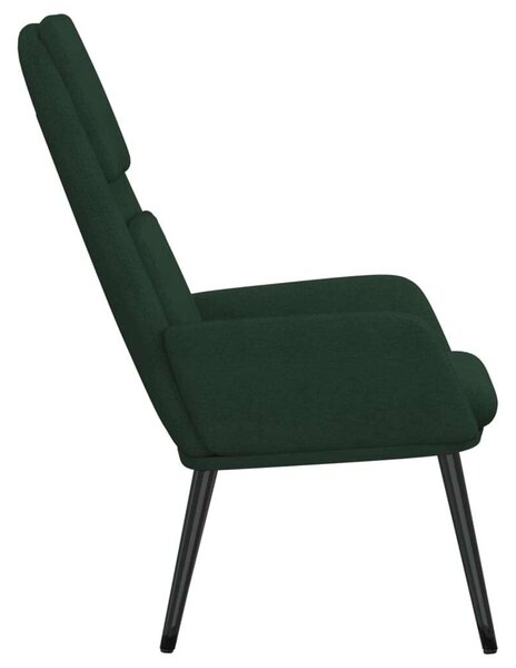 VidaXL Pihenőfotel - Sötétzöld - 70x77x98 cm