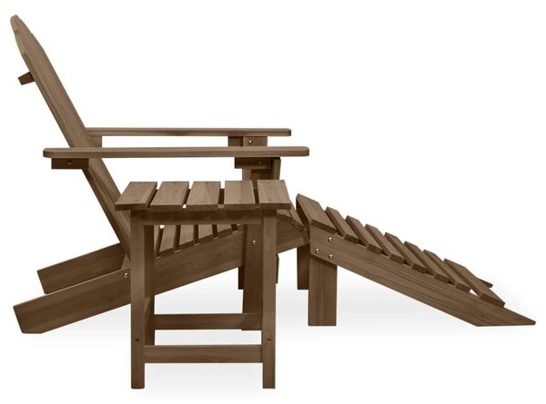 Adirondack Kerti Szék - Tömör Fenyőfa - Barna