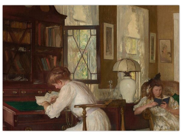 Kép - Edmund Tarbell, Josephine and Mercie, reprodukciók (70x50 cm)