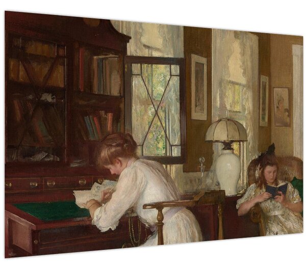 Kép - Edmund Tarbell, Josephine and Mercie, reprodukciók (90x60 cm)