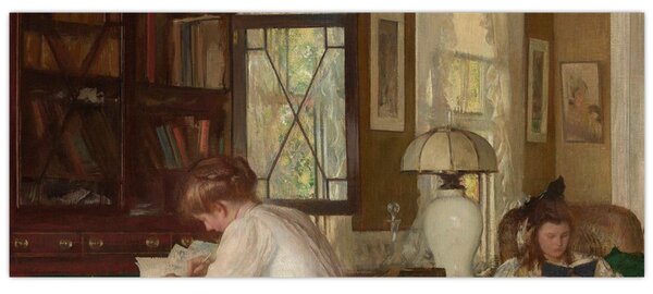 Kép - Edmund Tarbell, Josephine and Mercie, reprodukciók (120x50 cm)