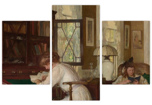 Kép - Edmund Tarbell, Josephine and Mercie, reprodukciók (90x60 cm)
