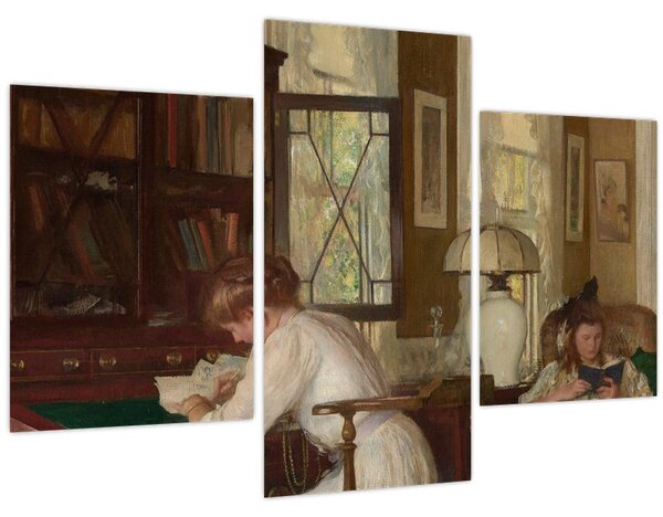 Kép - Edmund Tarbell, Josephine and Mercie, reprodukciók (90x60 cm)