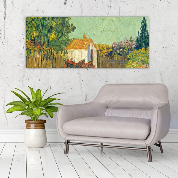 Kép - Imitator of Vincent van Gogh, Landscape, reprodukciók (120x50 cm)