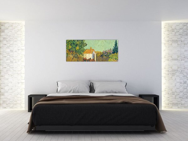 Kép - Imitator of Vincent van Gogh, Landscape, reprodukciók (120x50 cm)