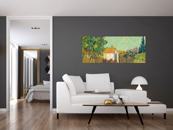 Kép - Imitator of Vincent van Gogh, Landscape, reprodukciók (120x50 cm)