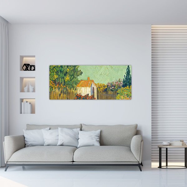 Kép - Imitator of Vincent van Gogh, Landscape, reprodukciók (120x50 cm)