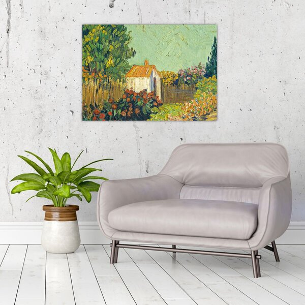 Kép - Imitator of Vincent van Gogh, Landscape, reprodukciók (70x50 cm)